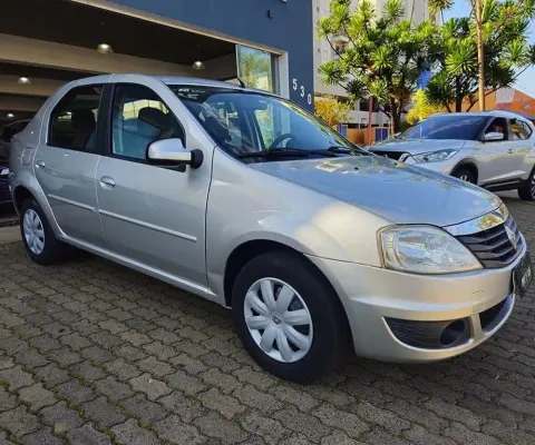 Renault Logan EXPRESSION 1.0  - Prata - 2012/2013