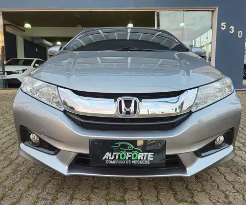 Honda City EX CVT 1.5 - Cinza - 2015/2015