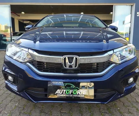 Honda City LX CVT - Azul - 2018/2019