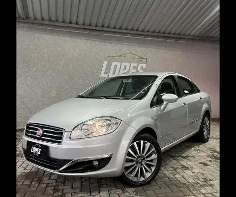 Fiat Linea ABSOLUTE 1.9/1.8 Flex Dualogic 4p  - Prata - 2014/2015