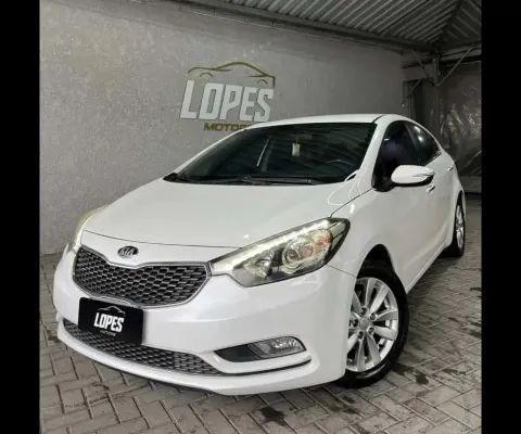 Kia Cerato 1.6 16V  Flex  Aut.  - Branca - 2014/2015