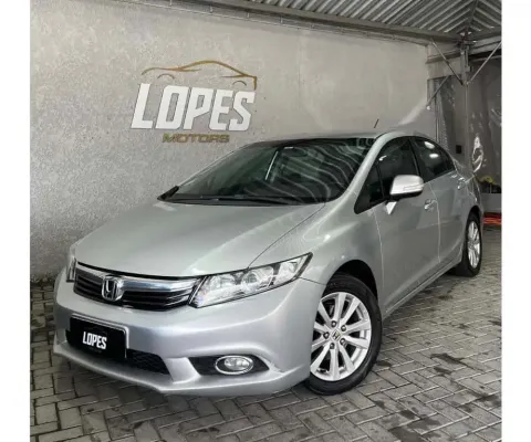 Honda Civic Sed. LXL/ LXL SE 1.8 Flex 16V Aut.  - Prata - 2012/2012