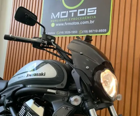Kawasaki vulcan s 650 café cinza 2018