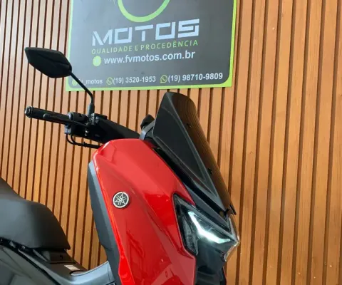 Yamaha nmax 160 vermelha 2025 - zerada