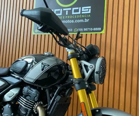 Triumph scrambler 400x preta 2025