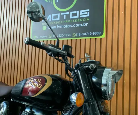 Royal enfiel classic 350 preta 2024