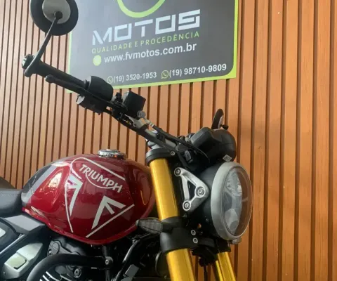 Triumph speed 400 vermelha 2025