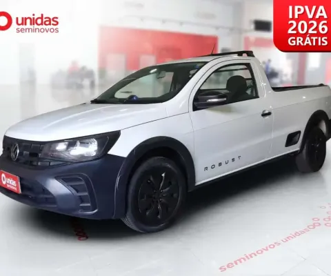 Volkswagen Saveiro 2025 1.6 msi robust cs 16v flex 2p manual