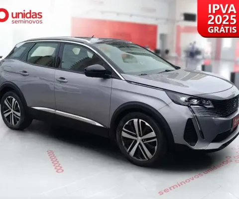 Peugeot 3008 2023 1.6 16v thp gasolina griffe automático