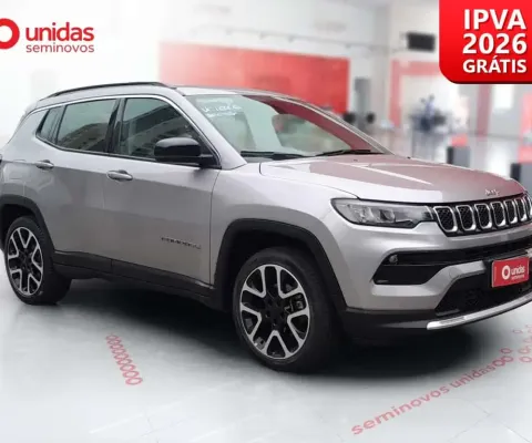 Jeep Compass 2022 1.3 t270 longitude tb flex 80 anos