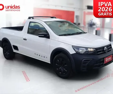 Volkswagen Saveiro 2025 1.6 msi robust cs 16v flex 2p manual