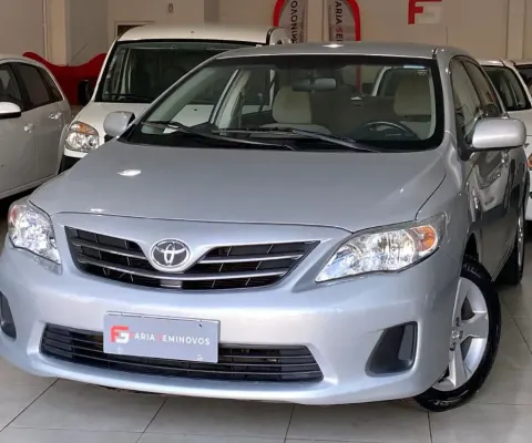 TOYOTA COROLLA GLi 1.8 AUT 2013 EXTREMA PROCEDÊNCIA - NÃO POSSUI LEILÃO E  NÃO POSSUI SINISTRO