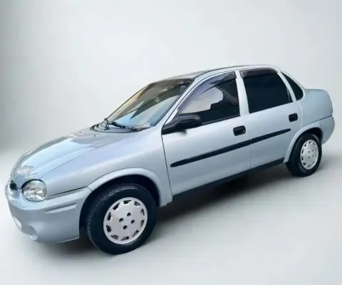 Chevrolet Corsa Sedan Corsa Sed Classic Life 1.0 MPFI VHC 8V BASICO - Prata - 2007/2007