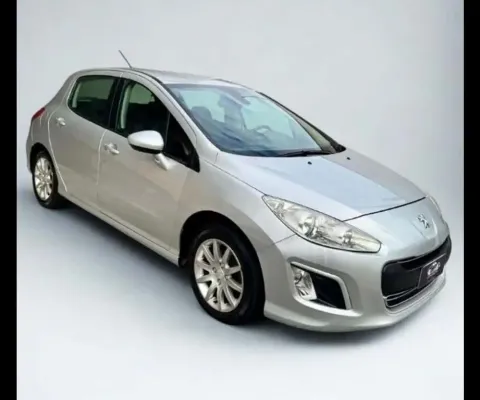 Peugeot 308 Allure 1.6 Flex 16V 5p Mec.  - Prata - 2012/2013