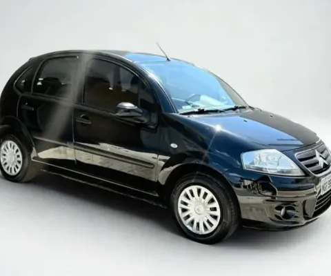 Citroën C3 1.6 GLX 16V 4P - Preta - 2008/2009