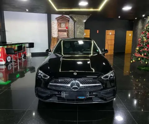 Mercedes-benz C 200 2022 1.5 eq boost híbrido amg line 9g-tronic