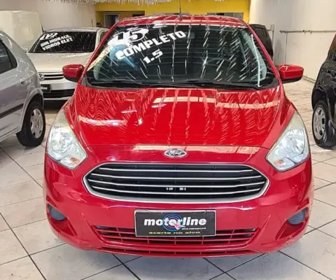 FORD KA+ SEDAN 1.5 FLEX E GNV COMPLETO BEM CONSERVADO REVISADO 2015