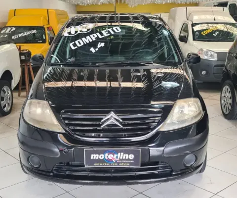 CITROEN C3 GLX 1.4  FLEX COMPLETO + MÍDIA RODAS TODO REVISADO 2008