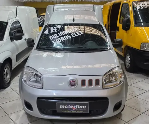 FIORINO FURGÃO PRATA 1.4 FLEX E GNV REVISADA ÓTIMO ESTADO  2015
