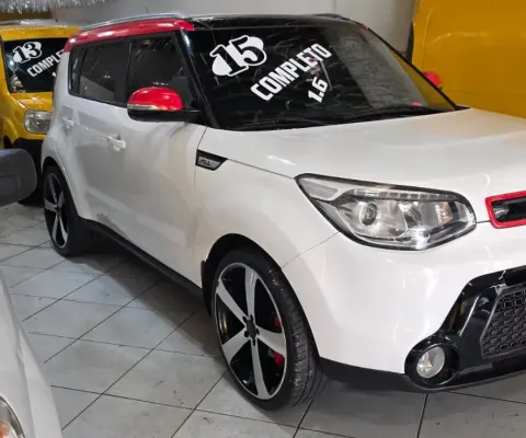 KIA SOUL 1.6 FLEX COMPLETO + TETO PANORAMICO RODAS LAUDO APROVADO 2015