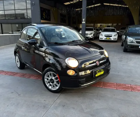 fiat 500 com teto solar