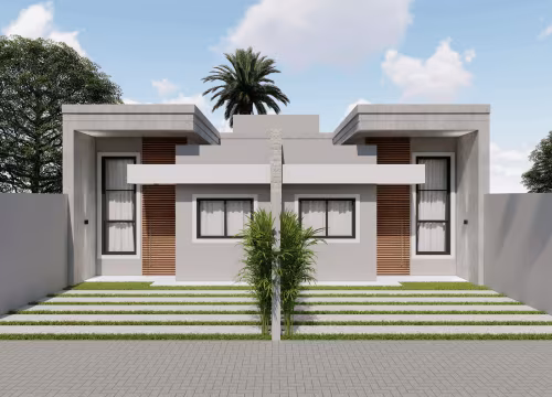 Casa com 2 quartos à venda