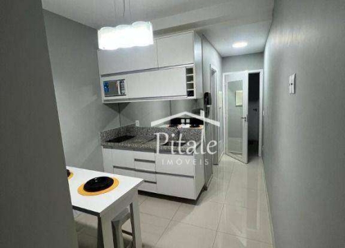 Flat mobiliado com 1 dormitório, 27 m² - venda por r$ 297.000 ou aluguel por r$ 3.090/mês - granja viana - cotia/sp