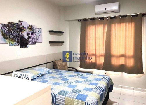 Flat com 1 dormitório para alugar, 45 m² por r$ 1.769/mês - iguatemi - ribeirão preto/sp