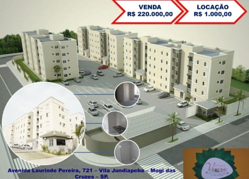 Captação de Apartamento para locação na Avenida Laurindo Pereira, Jundiapeba, Mogi das Cruzes, SP