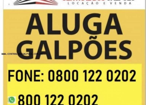 Barracão / Galpão / Depósito para alugar