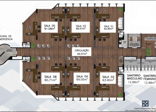 Sala comercial para alugar