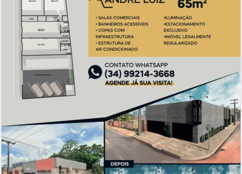 Sala comercial com 1 sala para alugar