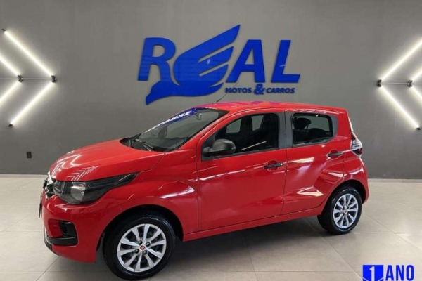 Carro Fiat Mobi 1.0 LIKE FIRE FLEX . Vermelho usado 2018 em