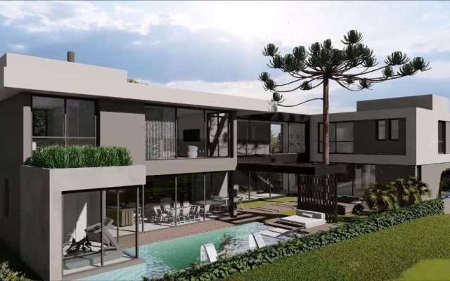 Casa no Caminho Real, com 4 dormitórios à venda, 531 m² por R$ 5.700.000 - São Braz - Curitiba/PR