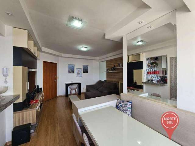Apartamento semi-mobiliado com 3 dormitórios à venda, 90 m² por R$ 760.000 - Buritis - Belo Horizonte/MG