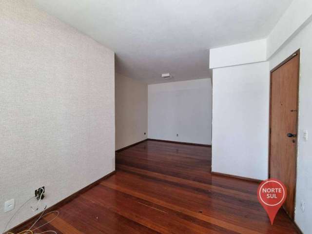 Apartamento com 3 dormitórios para alugar, 119 m² por R$ 3.332,54/mês - Buritis - Belo Horizonte/MG