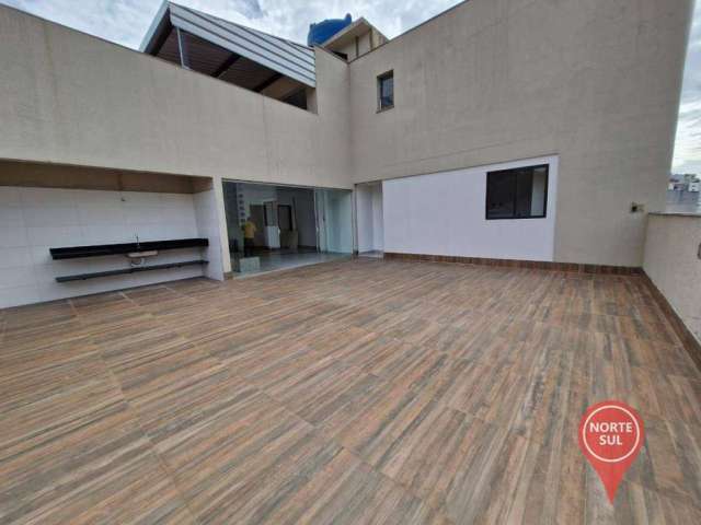 Cobertura com 4 dormitórios para alugar, 190 m² por R$ 5.000/mês - Buritis - Belo Horizonte/MG