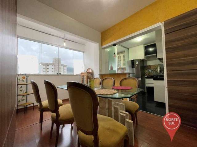 Apartamento semi-mobiliado com 3 dormitórios à venda, 79 m² por R$ 600.000,00 - Buritis - Belo Horizonte/MG