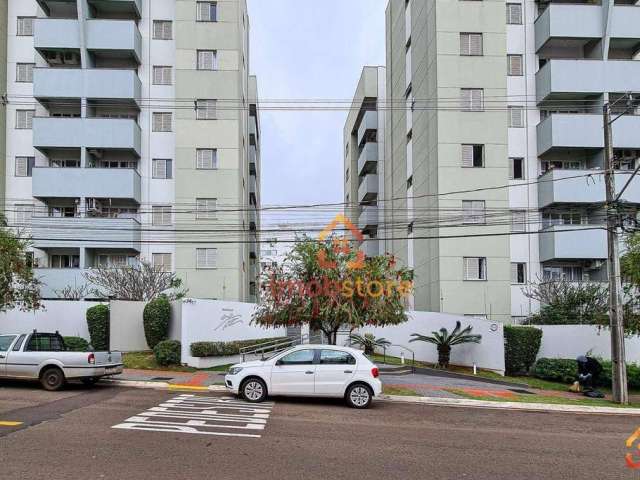 Apartamento com 3 dormitórios para alugar, 70 m²  - Vale dos Tucanos - Londrina/PR