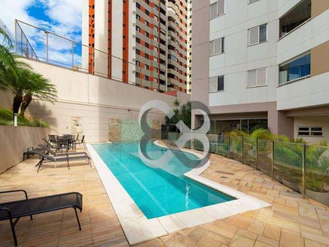 Apartamento com 3 dormitórios para alugar, 72 m² por R$ 2.500/mês - Andrade - Londrina/PR