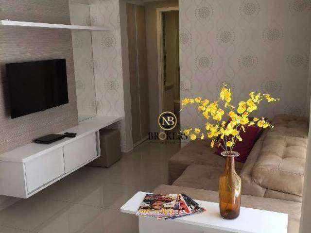 Apartamento com 1 dormitório para alugar, 48 m² por R$ 4.370,00/mês - Centro - Curitiba/PR