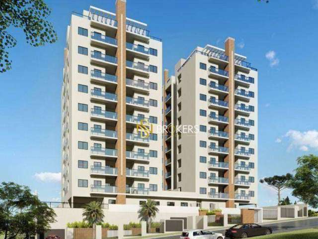 Apartamento com 2 dormitórios à venda, 58 m² por R$ 477.744,00 - Boa Vista - Curitiba/PR