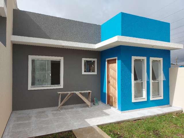 Casa nova com 3 dormitórios em São José dos Pinhais