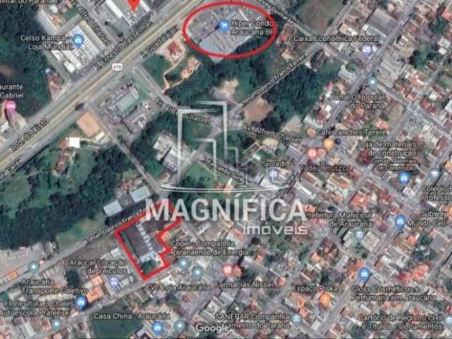 Terreno comercial à venda na Rua Major Sezino Pereira de Souza, 811, Centro, Araucária, 8904 m2 por R$ 19.900.000