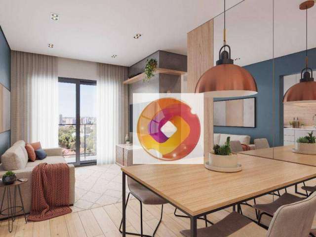 Apartamento com 2 dormitórios à venda, 52 m² por R$ 297.600,00 - Xaxim - Curitiba/PR