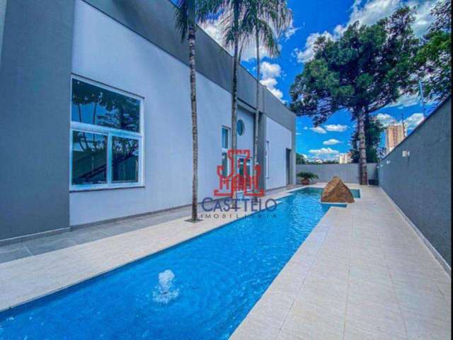 Sobrado 549 m² - á venda por R$ 3.500.000 ou aluguel por R$ 12.000/mês - Mediterrâneo - Londrina/PR