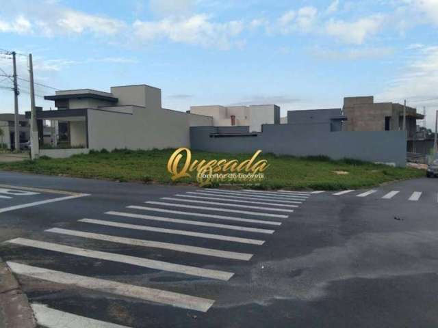 Ótimo terreno residencial de esquina á venda com 218 m², Condomínio Vila Ytú, Indaiatuba.