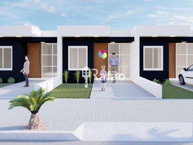 Casa com 2 dormitórios à venda, 60 m² por R$ 250.000,00 - Bosques do Albatroz - Osório/RS