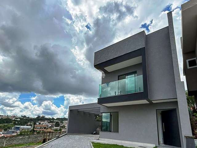Casa em condomínio fechado com 3 quartos à venda na Rua Júlio Jordão, 140, Jardim João Paulo II, Colombo, 153 m2 por R$ 799.000