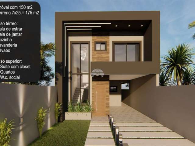 Casa com 3 quartos à venda na Rua Jaraguá, 205, Morro Alto, Guarapuava, 150 m2 por R$ 870.000